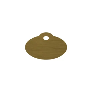 Gravírozható biléta - Ovális kicsi (25×16 mm)